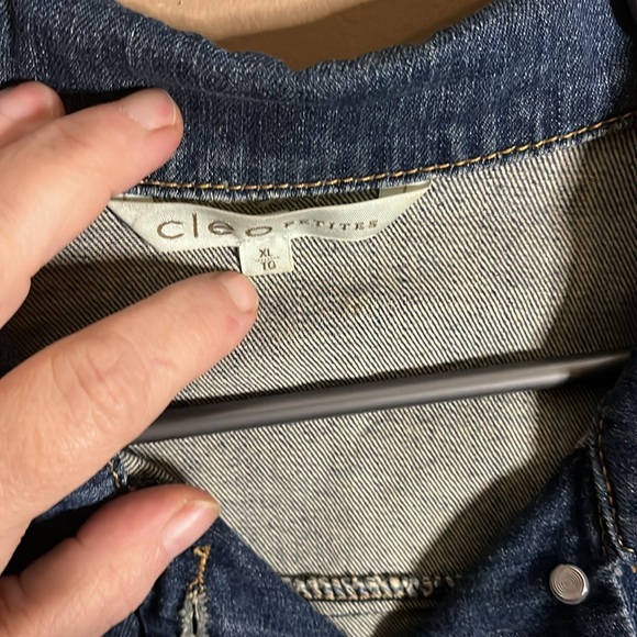 Light Denim Light Stretch Jacket Jewels XL - Picture 3 of 4